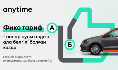 АЛМАТЫ ҚАЛАСЫ ЖӘНЕ АЛМАТЫ ОБЛЫСЫНДАҒЫ ANYTIME КЛИЕНТТЕРІ ҮШІН «ФИКС» ТАРИФТЫҚ ЖОСПАР