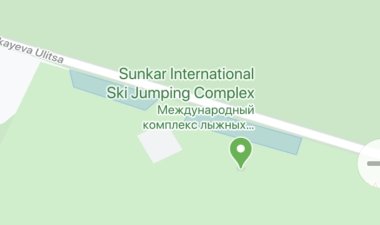 Новая парковка возле трамплинов 