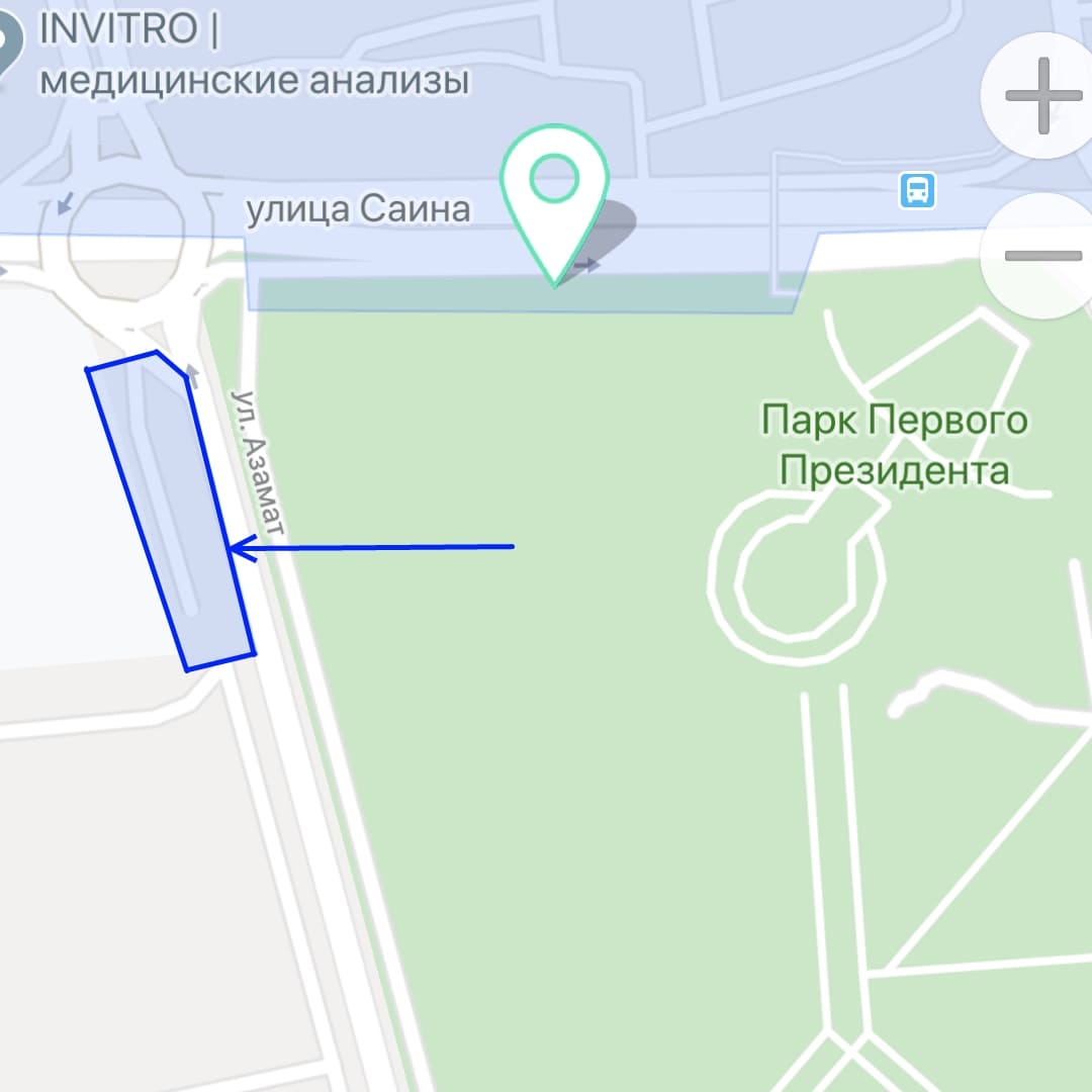 Астана схема президентский парк